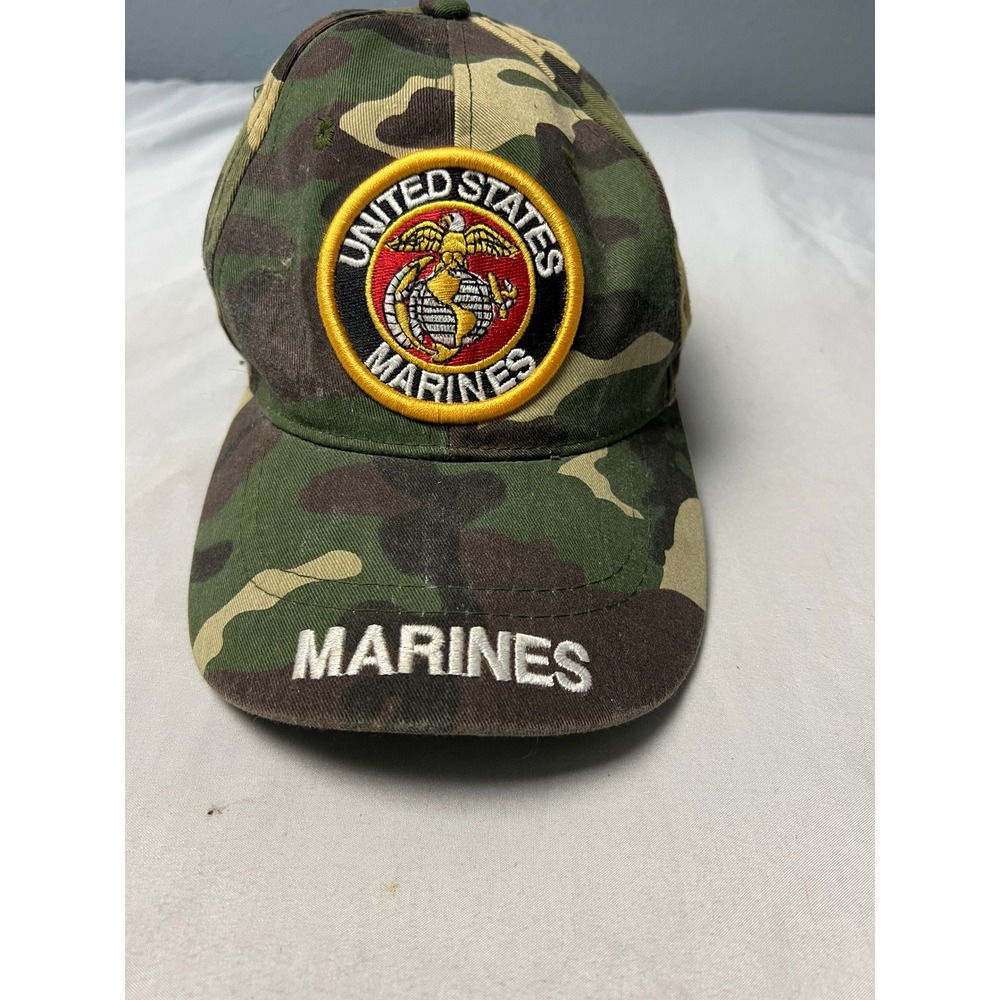 Sams Cap United States Marines Camouflage Baseball Hat Adjustable USMC USA Camo